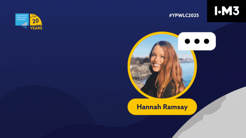 YPWLC 2021 winner Hannah Ramsay
