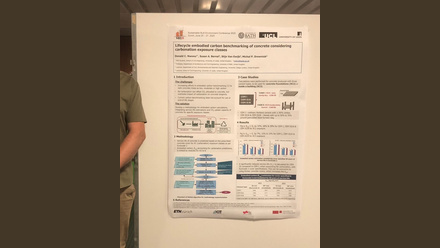 Image of scientific poster at a conference