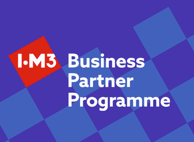 Banner on blue background 