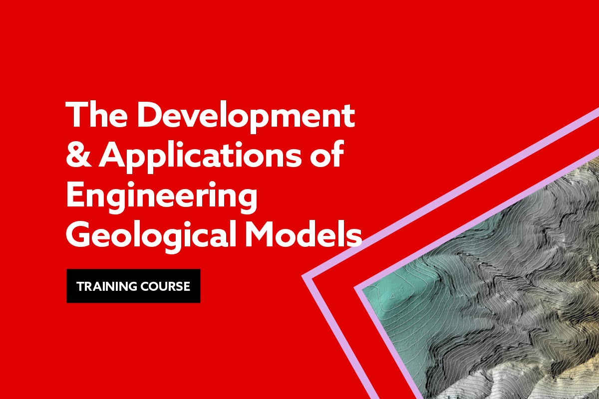 Engineering Geological Models course topographic pattern representing terrain and geological structure.
