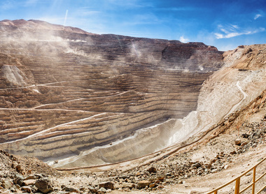 Open pit mine