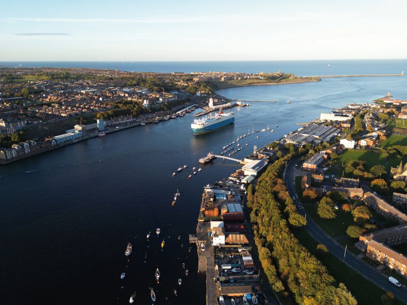 Port of Tyne, UK pictured
