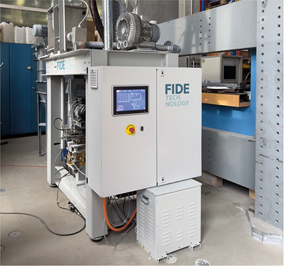 Proof-of-concept LC Mill at EPFL in Switzerland, with a 0.15t/h capacity, used for independent grinding and activation trials