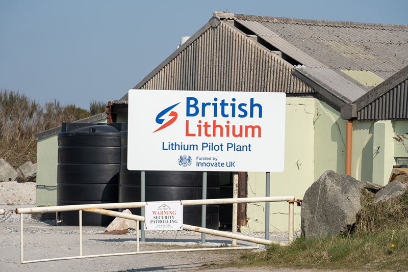 Sign outside the pilot plant