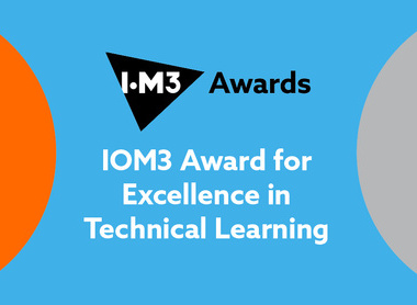 IOM3 awards banner for 