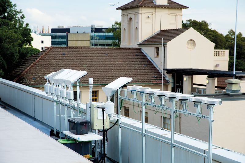 All prototypes positioned on a roof