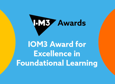 IOM3 awards banner for 