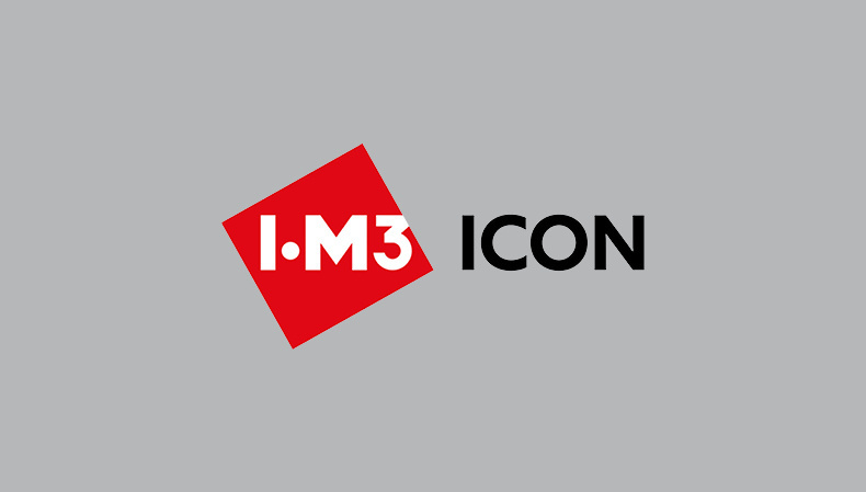 IOM3 ICON logo on a light grey background