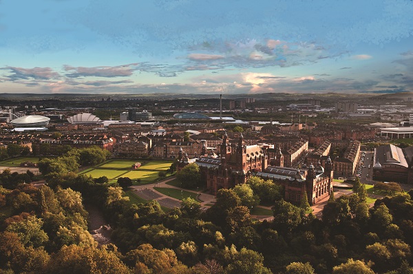 Glasgow from the air