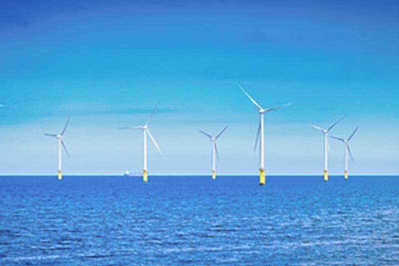 An offshore wind farm