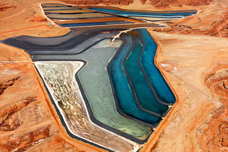Tailings in a mine