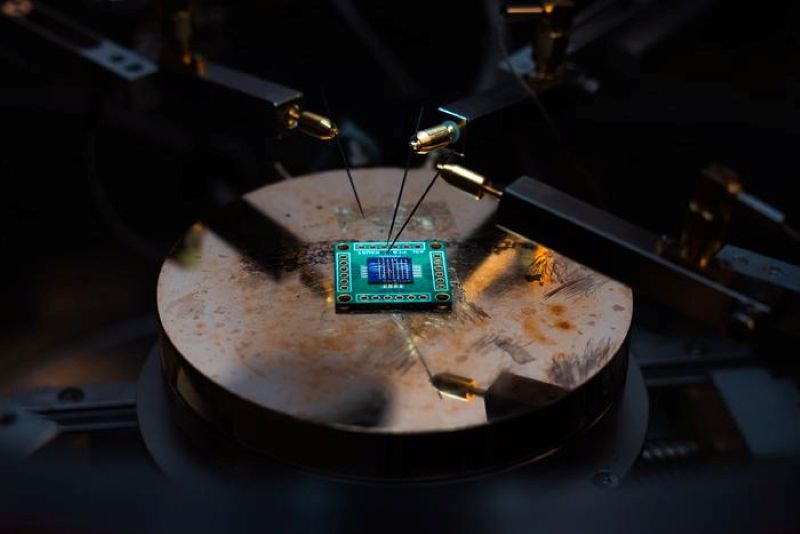 KAUST scientists have achieved a recording in the stacking of semiconductor transistors pictured