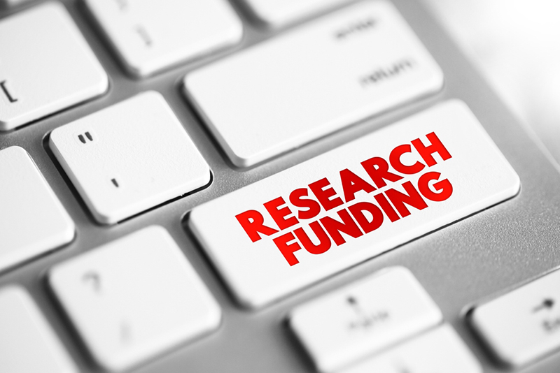 Keyboard with a research fundking key