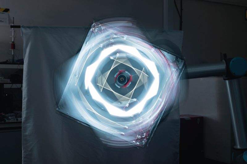 Lighting-enhanced inspection system (ALICS), developed at the University of Strathclyde, UK pictured
