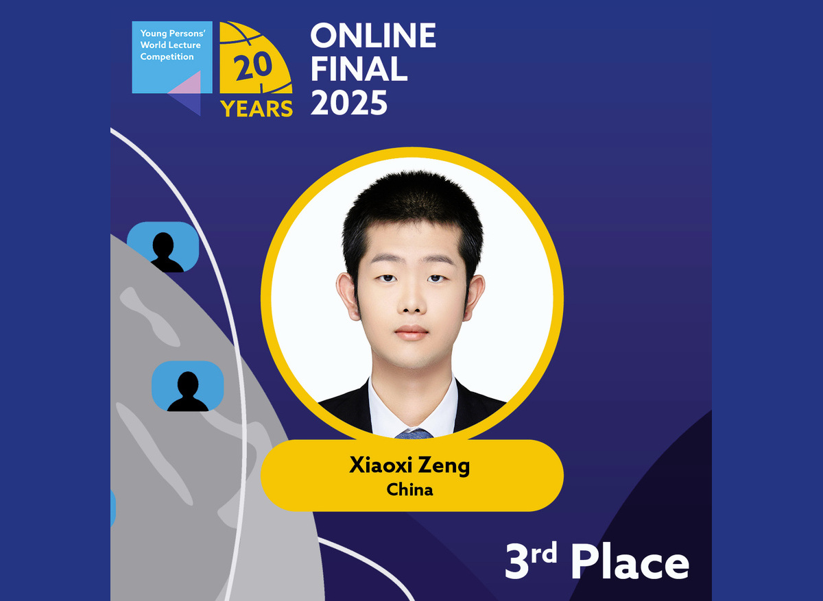 3rd place - Xiaoxi Zeng | China