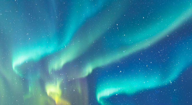 Northern lights or Aurora borealis in the sky, Tromso, Norway. This is the type of phenomena the magnetometer sensors will monitor